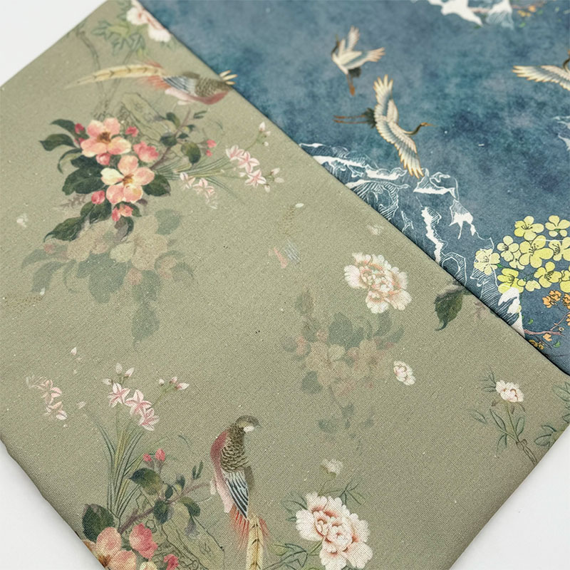 Bawełna w stylu chińskim tkani – Linen Fabric Natural recenzja i cena