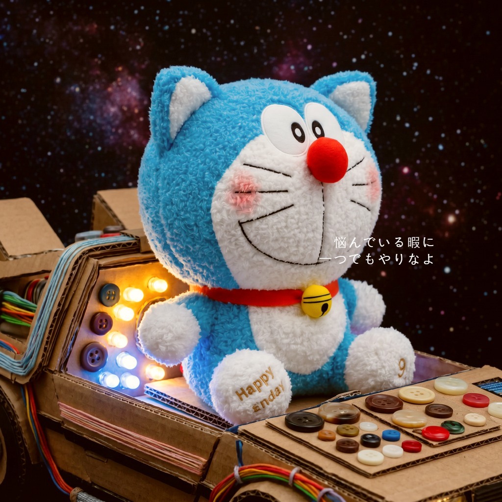 Urocza pluszowa lalka Doraemon – Embroidery Design Love recenzja i cena