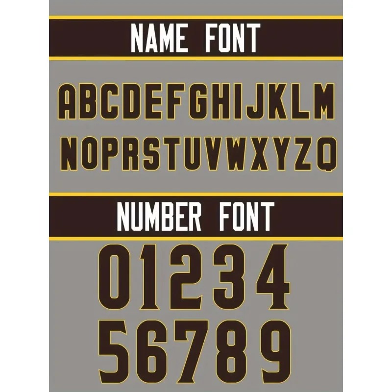 Nazwa i numer niestandardowy M – Embroidery Font recenzja i cena