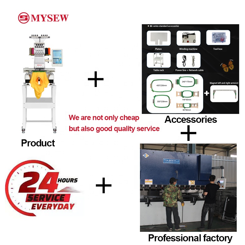 Ceny przemysłowych, automatycz – Embroidery Machine Computerized recenzja i cena