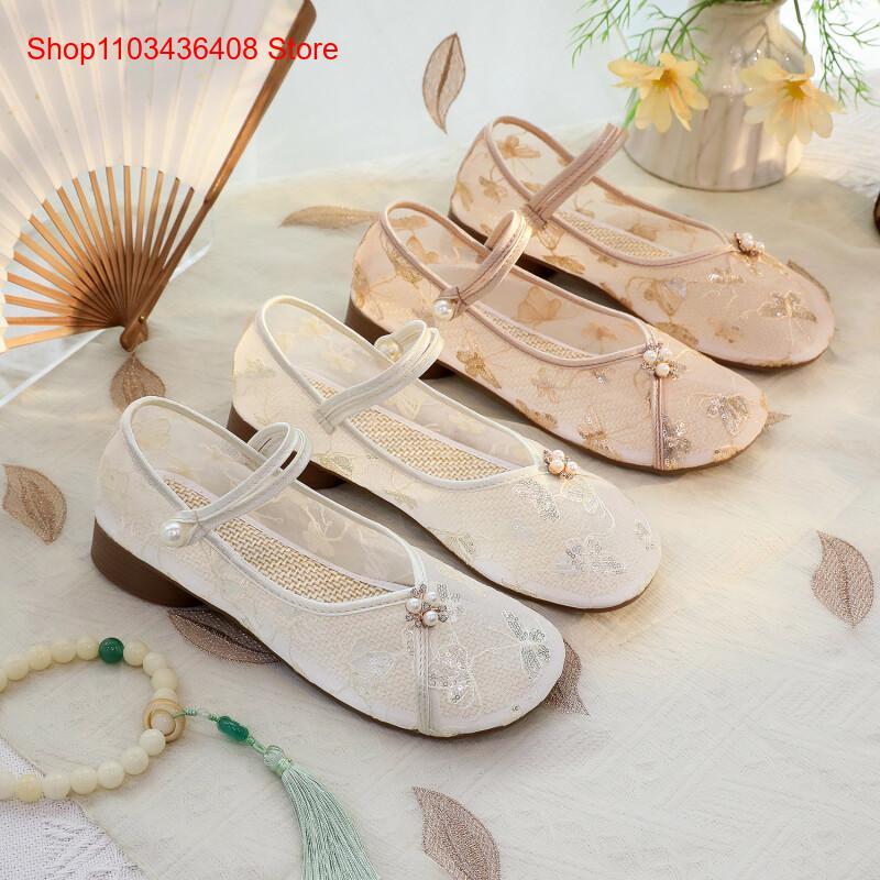 Nowe siateczkowe buty na niski – Embroidery Style recenzja i cena