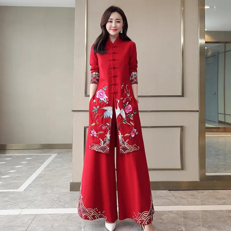 Długi zestaw w stylu etnicznym – Embroidery Youtube recenzja i cena