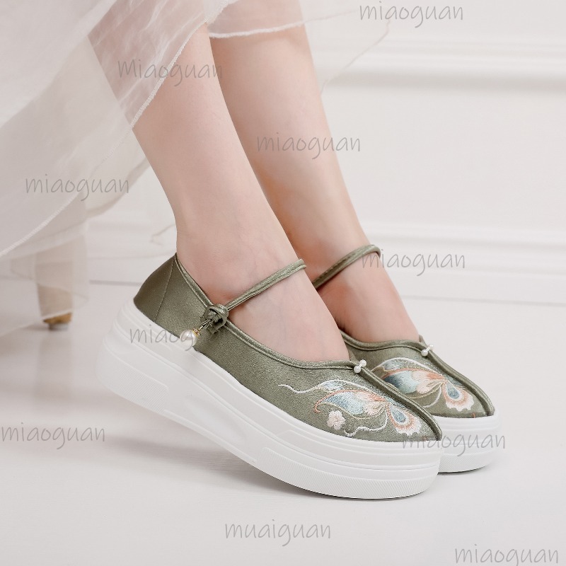 Damskie buty w stylu chińskim, – Embroidery Style recenzja i cena