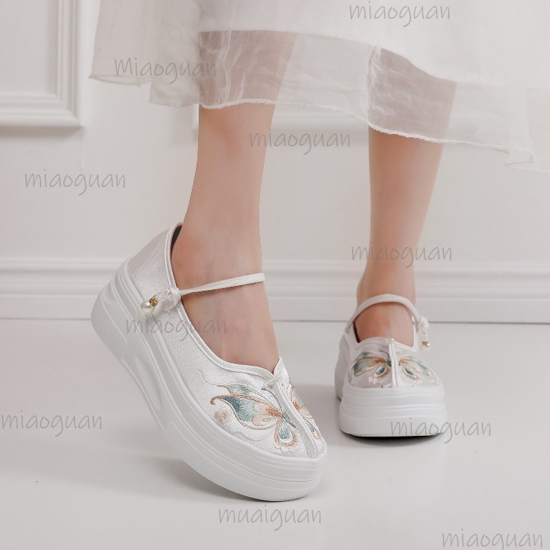 Damskie buty w stylu chińskim, – Embroidery Style recenzja i cena