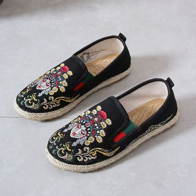 Damskie płaskie buty z haftowa – Embroidery Style recenzja i cena
