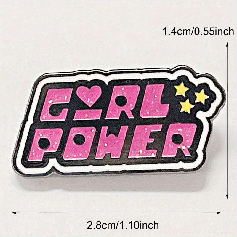 Różowa „GIRL POWER” ze stopu f – Embroidery Letter M recenzja i cena