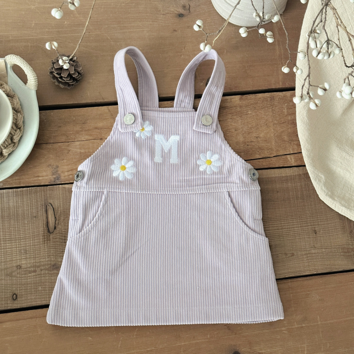Ubranka dla dziewczynki jesień – Embroidery Daisy Flower recenzja i cena