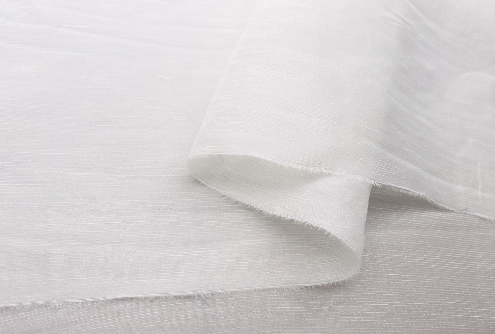 Jedwab morwowy z lnu, szerokoś – Linen Fabric Natural recenzja i cena