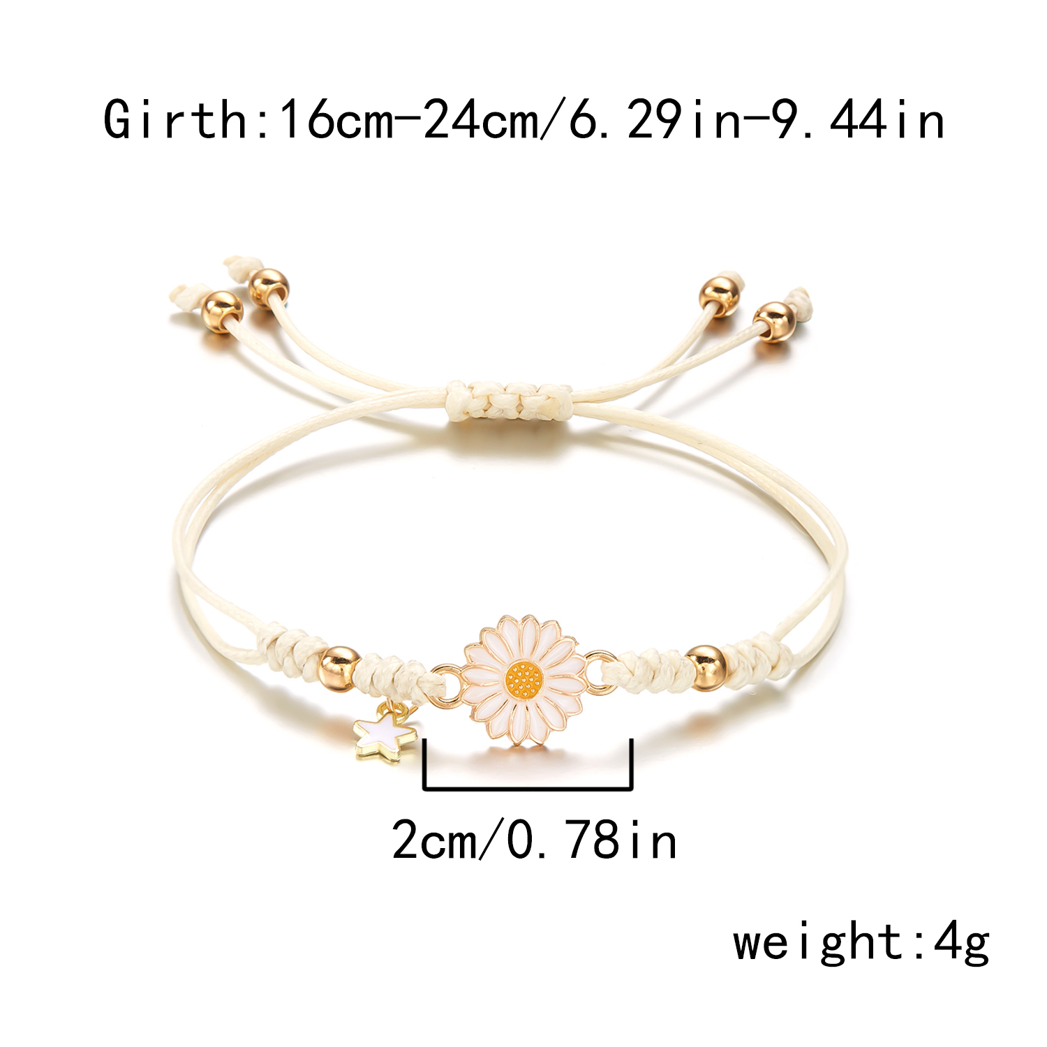 Proste bransoletki ze słoneczn – Embroidery Daisy Flower recenzja i cena