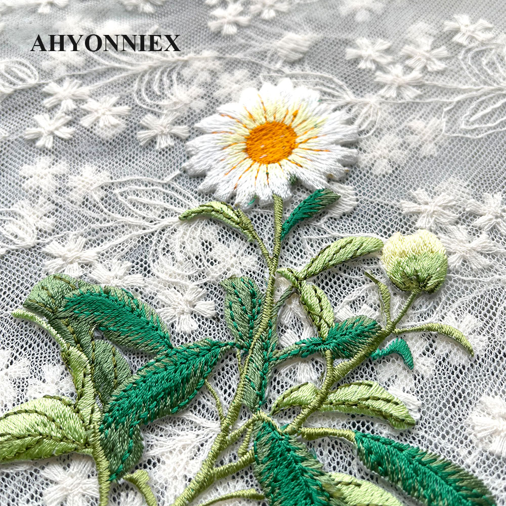 1 sztuka naszywki do naprasowa – Embroidery Daisy Flower recenzja i cena