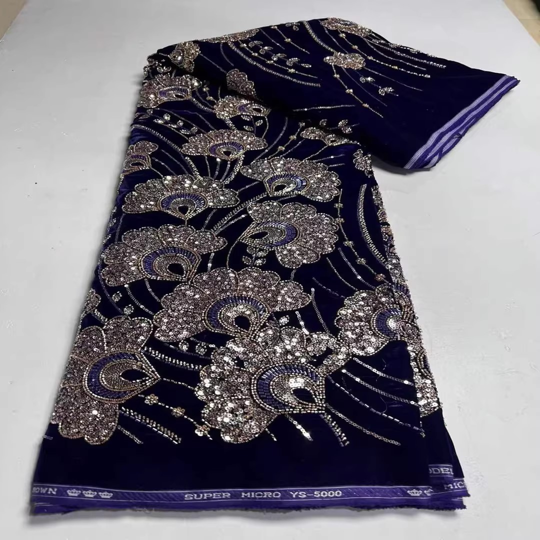 5 jardów nowej aksamitnej tkan – Embroidery Youtube recenzja i cena