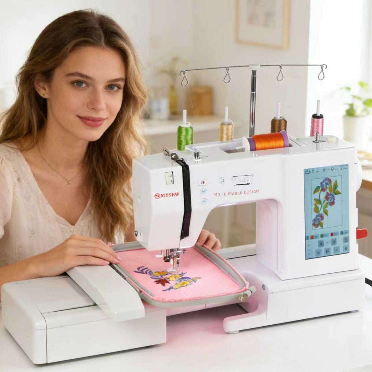 MYSEW M9 Konfigurowalna, szybk – Embroidery Machine Computerized recenzja i cena