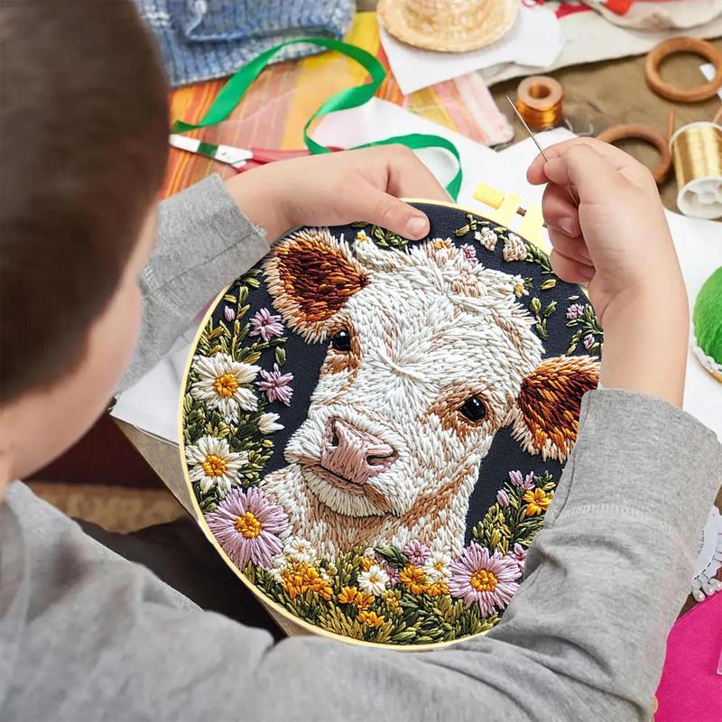 Zestawy do haftu dla dorosłych – Embroidery Daisy Flower recenzja i cena