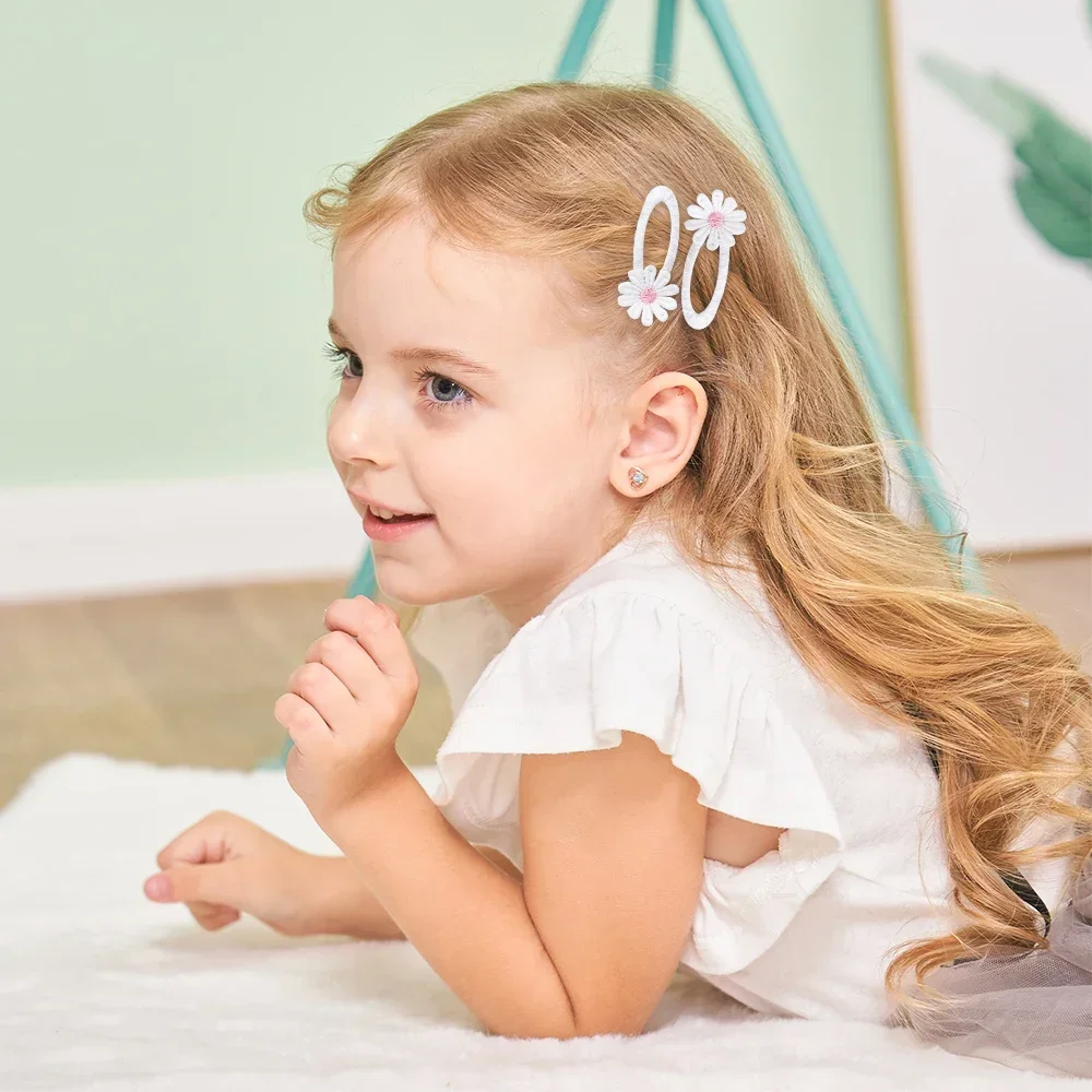 6 SZTUK Uroczych Spineczek do  – Embroidery Daisy Flower recenzja i cena