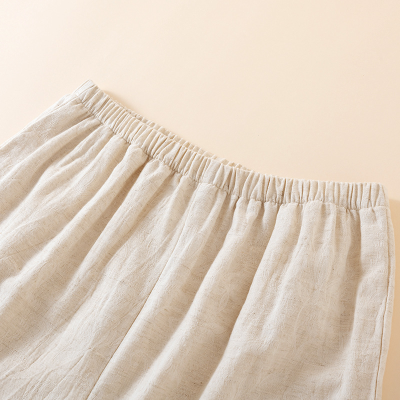 Piżama damska w stylu japoński – Linen Fabric Natural recenzja i cena