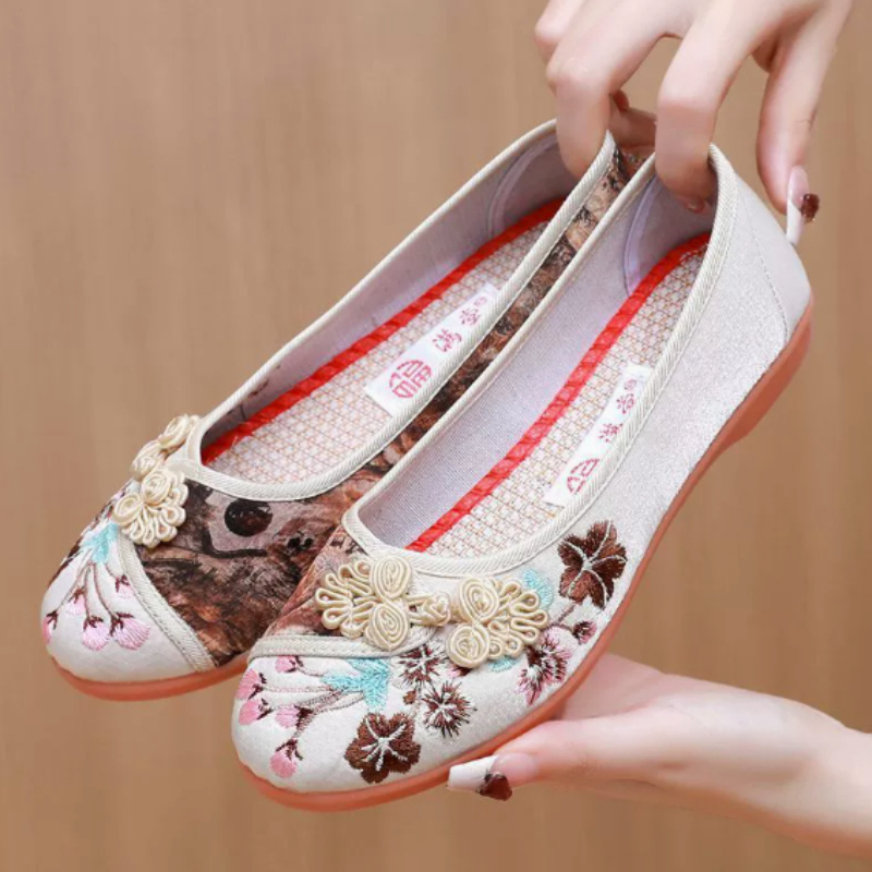 Damskie płócienne buty w stylu – Embroidery Style recenzja i cena