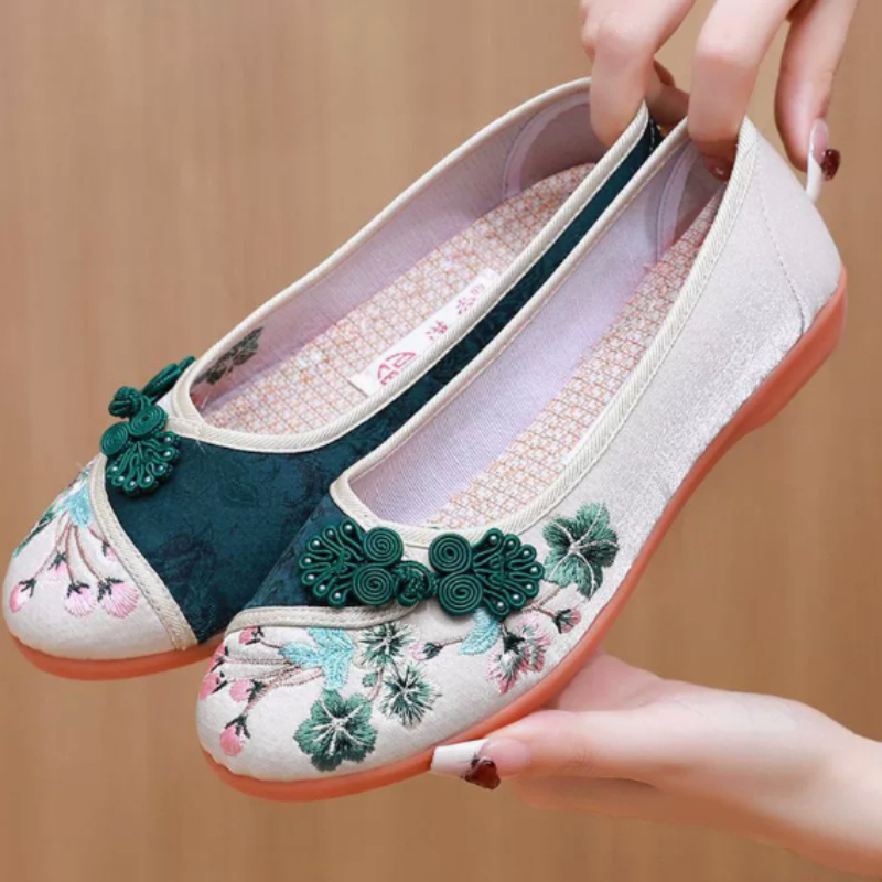 Damskie płócienne buty w stylu – Embroidery Style recenzja i cena