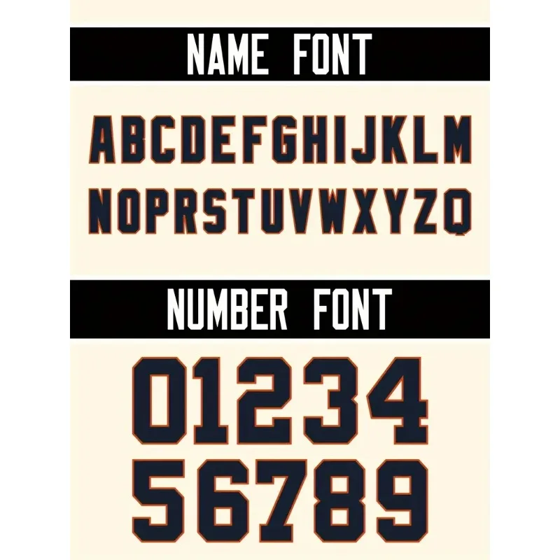 Spersonalizowana nazwa i numer – Embroidery Font recenzja i cena