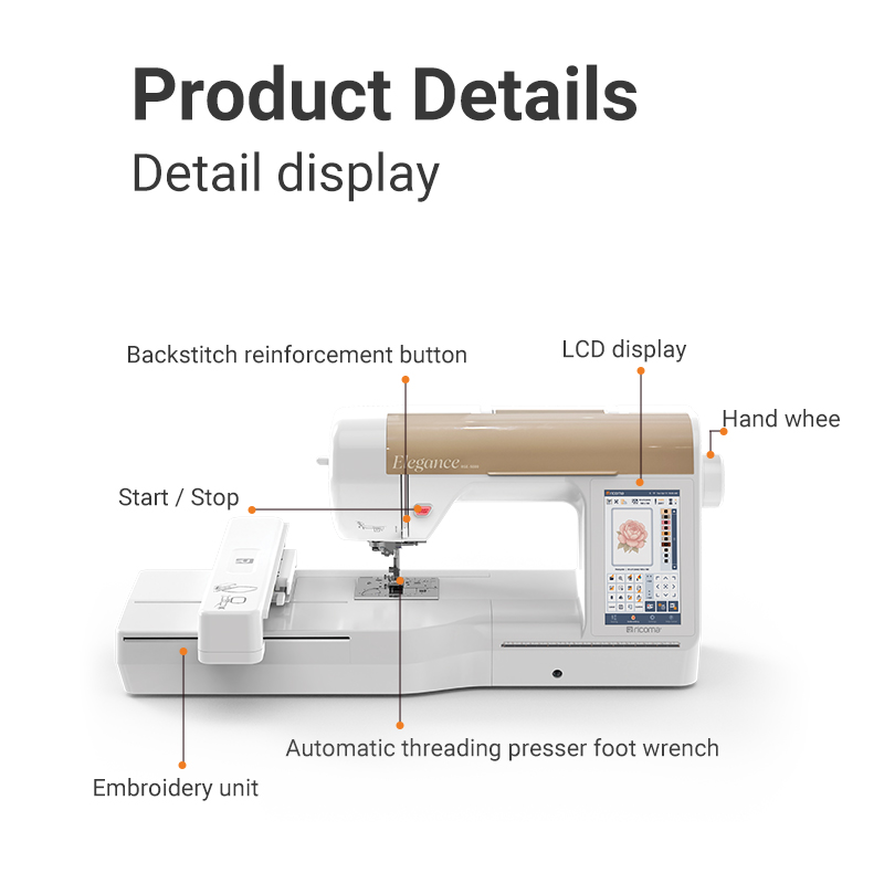 Łatwa w użyciu komputerowa mas – Embroidery Machine Computerized recenzja i cena