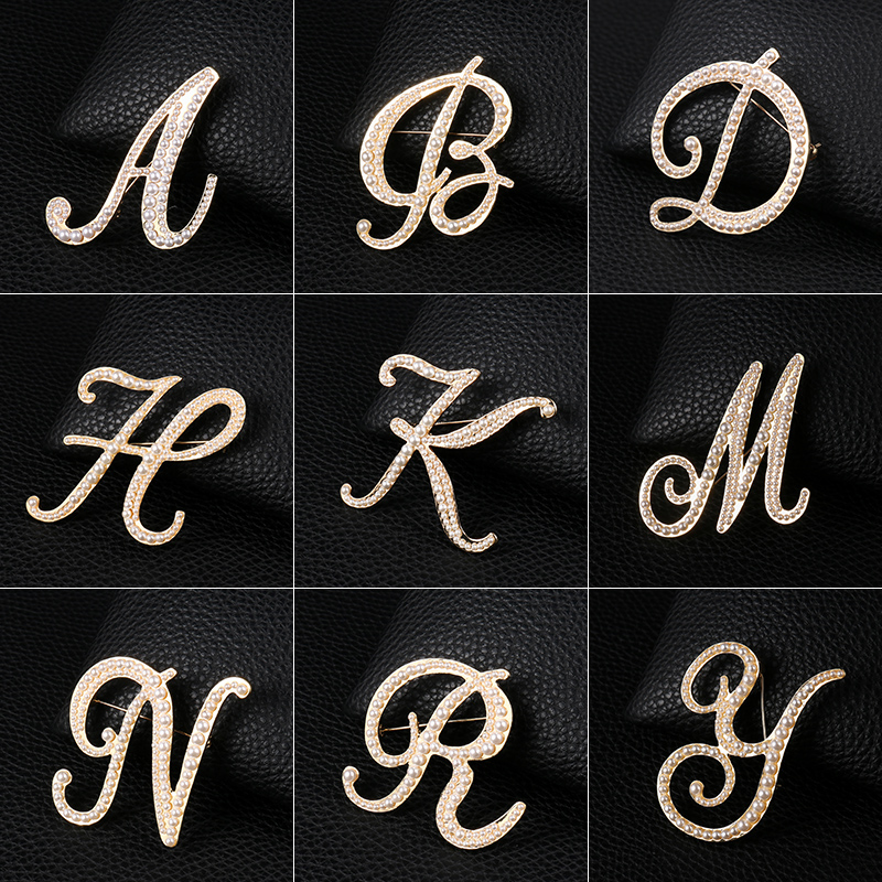 Angielskie litery A-Z perła br – Embroidery Letter M recenzja i cena